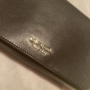 KATE SPADE NEW YORK SPENCER CHAIN WALLET BLACK CROSSBODY
